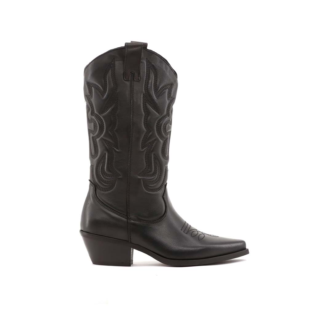 Club Style Texano Pelle Nero